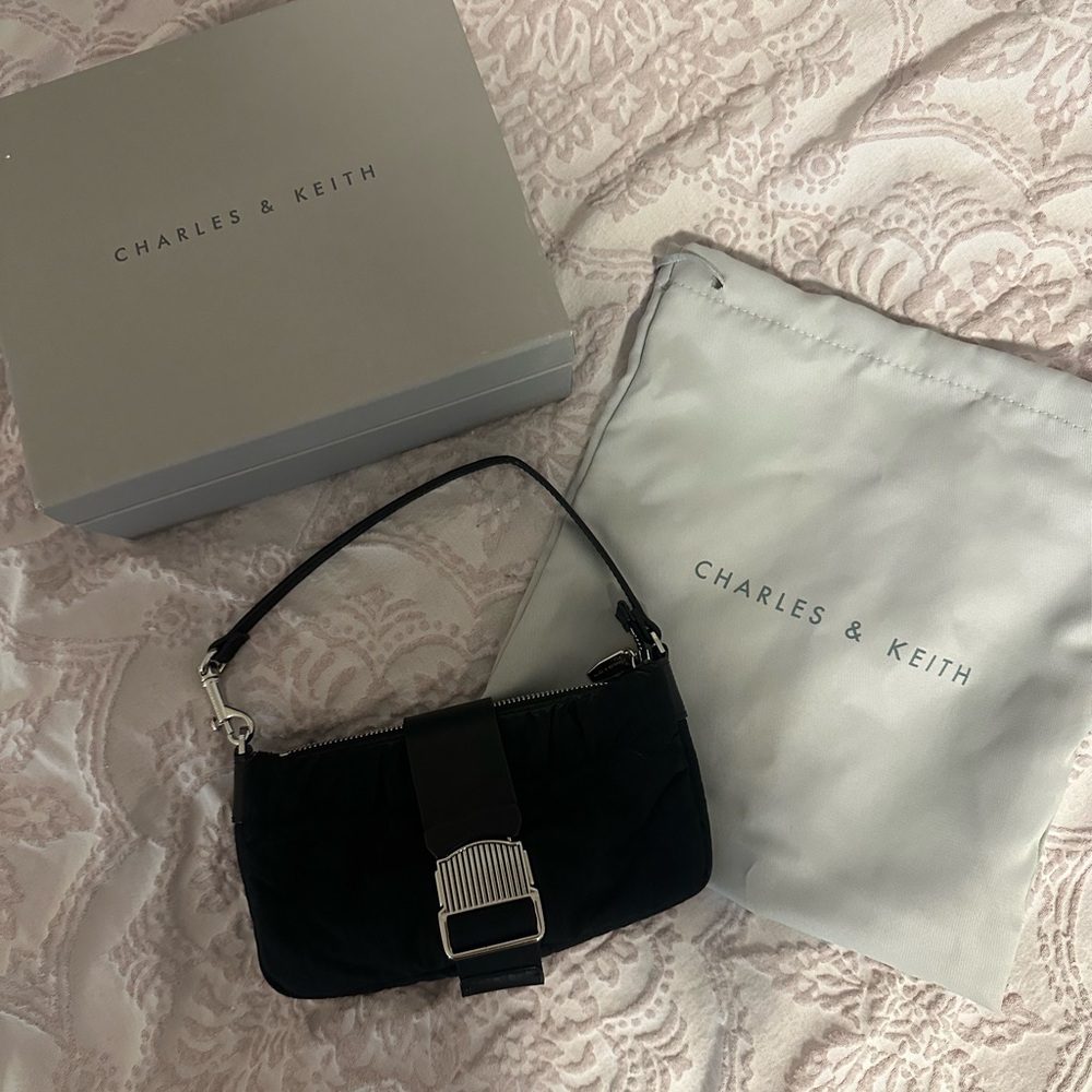 ChCharles & Keith Black Handbag
